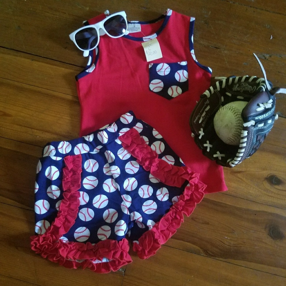 2pc baseball outfit